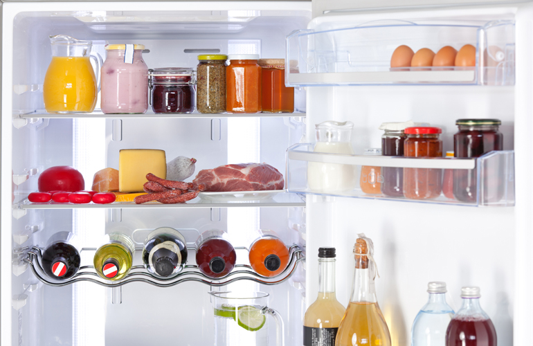 Storing raw foods properly 