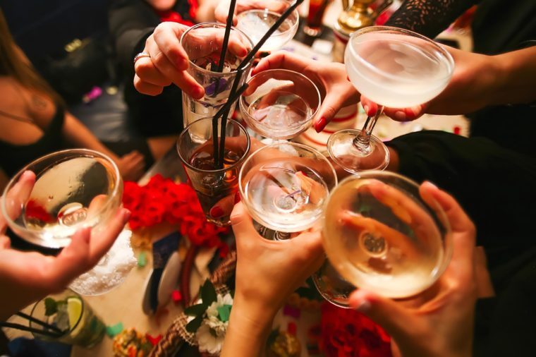 Drinking alcohol in excess