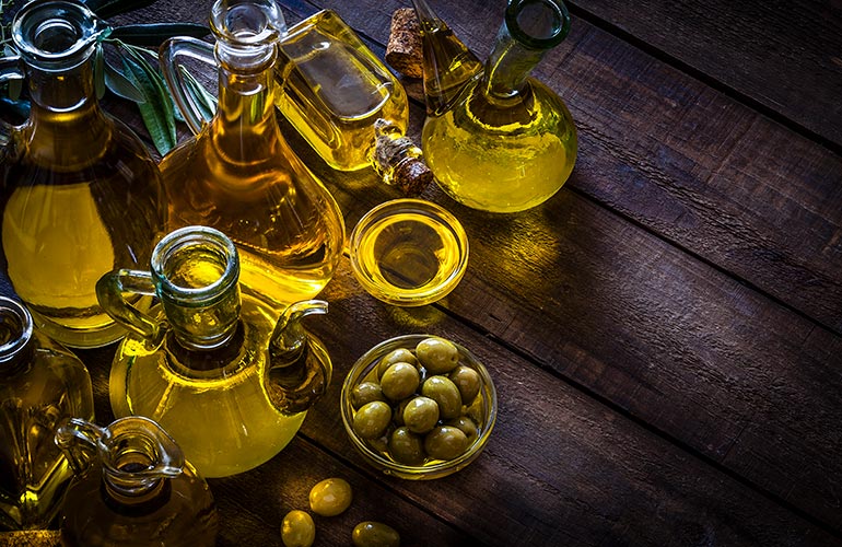 Overheating healthy oils