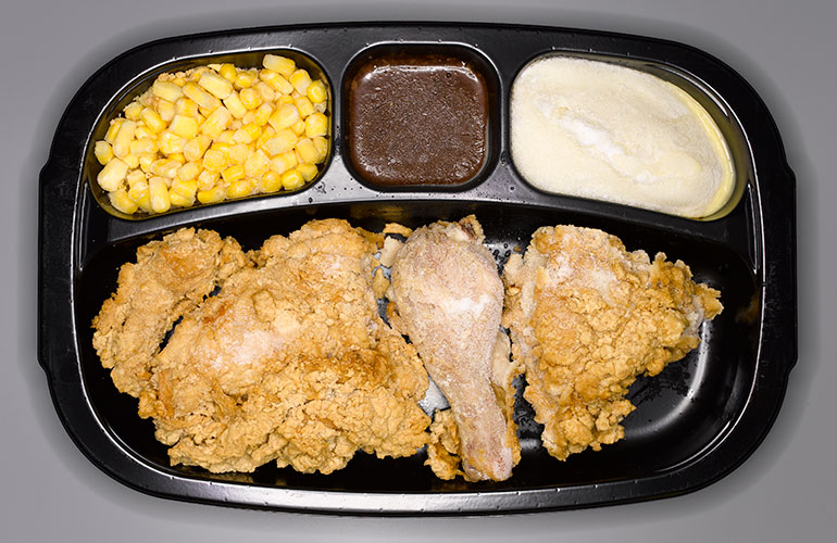 Relying on processed frozen food dishes for weekday meals
