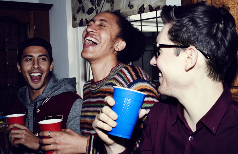 You’re not shouting at parties on purpose