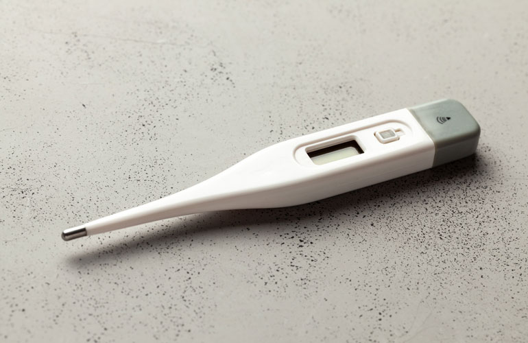 Rubbing alcohol use: Disinfecting your thermometer