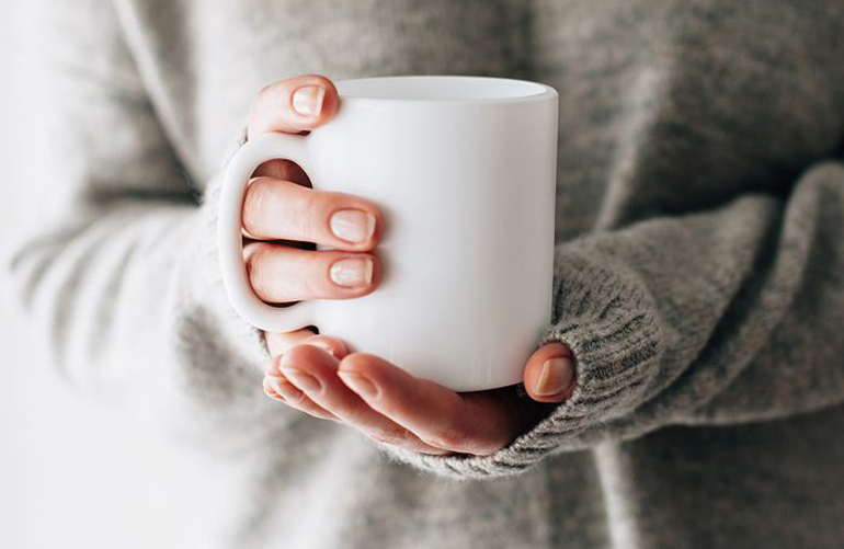 You guzzle caffeinated beverages