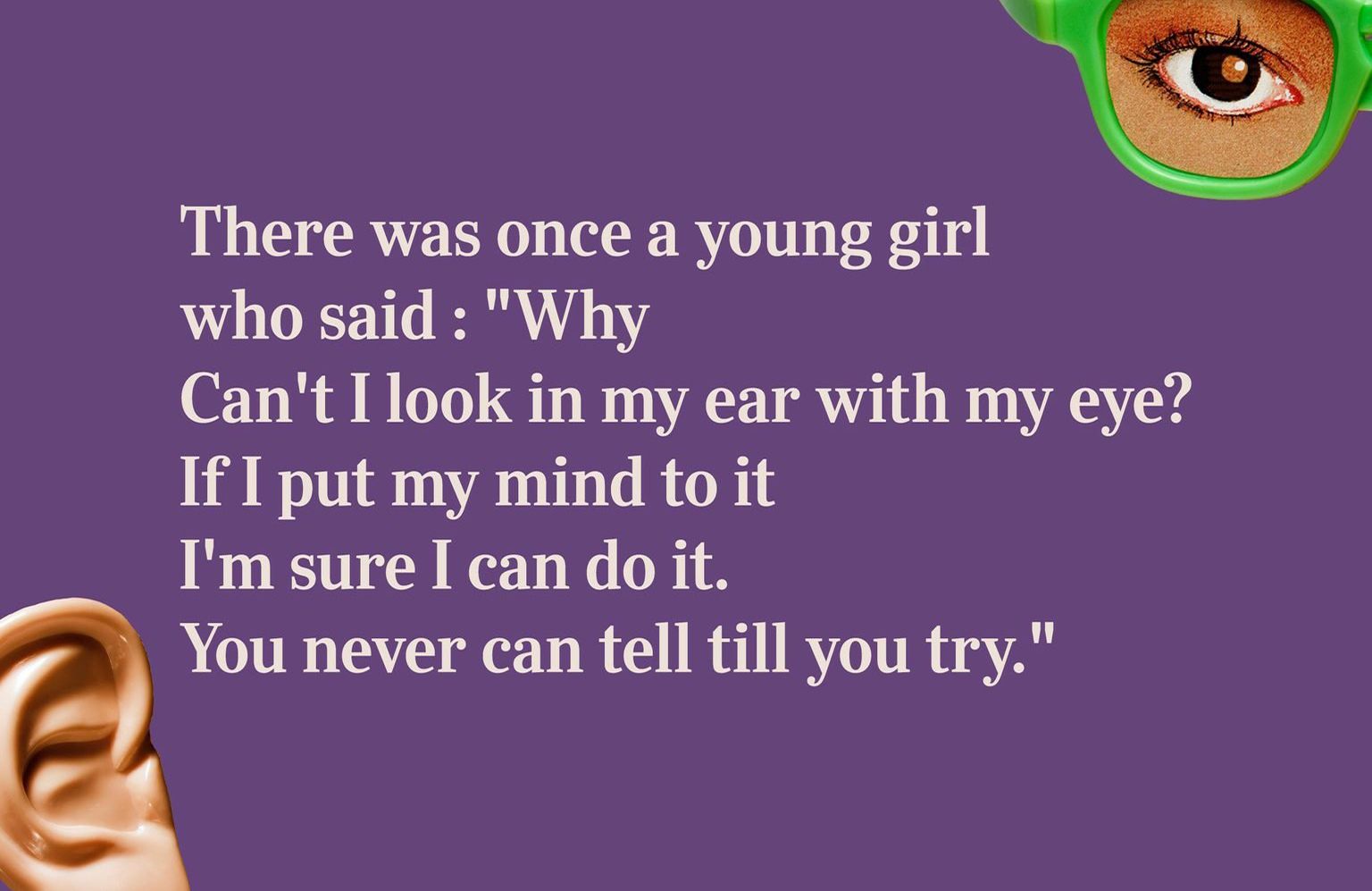 Ambitious young girl