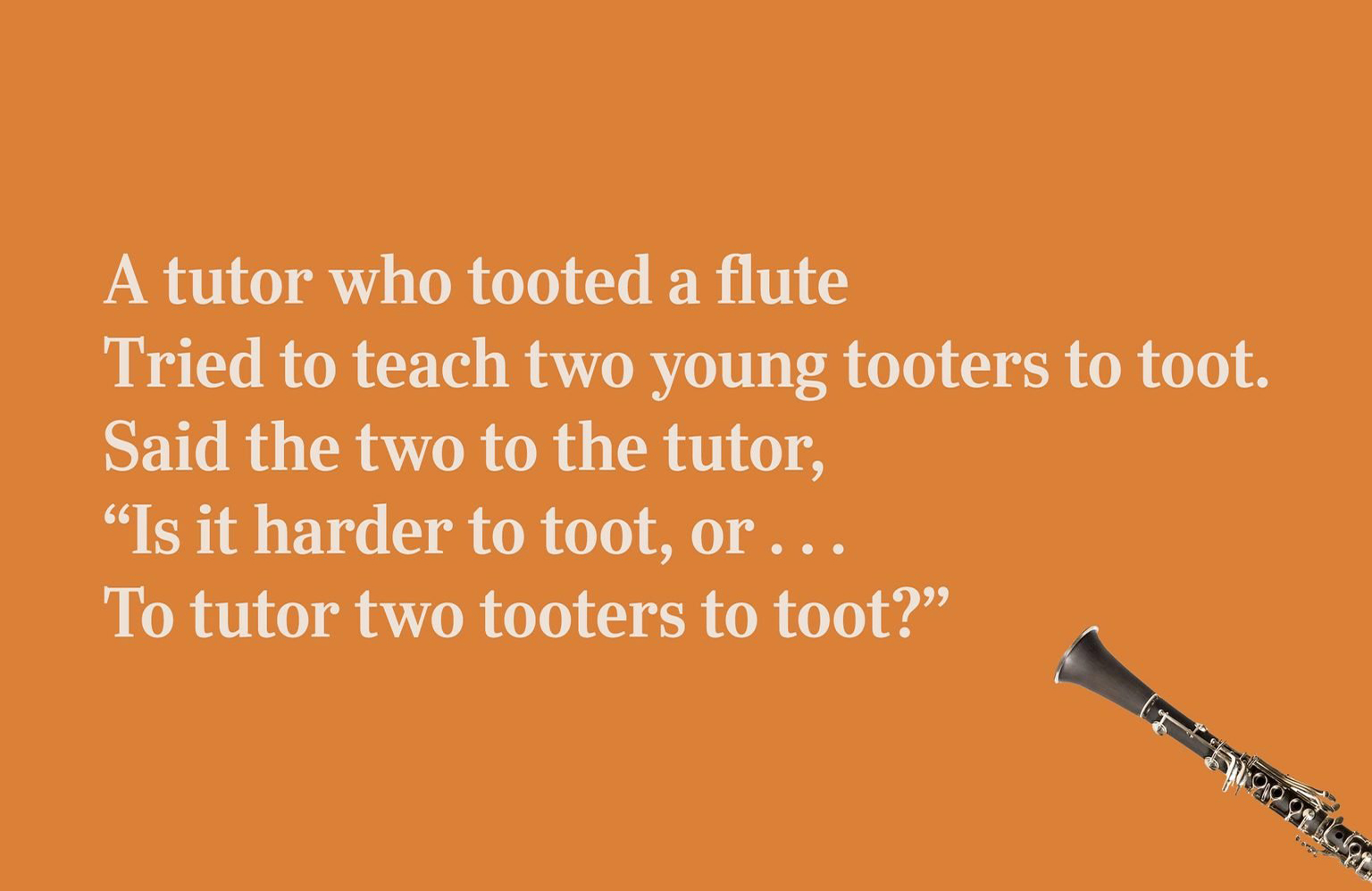 Tooting tutor