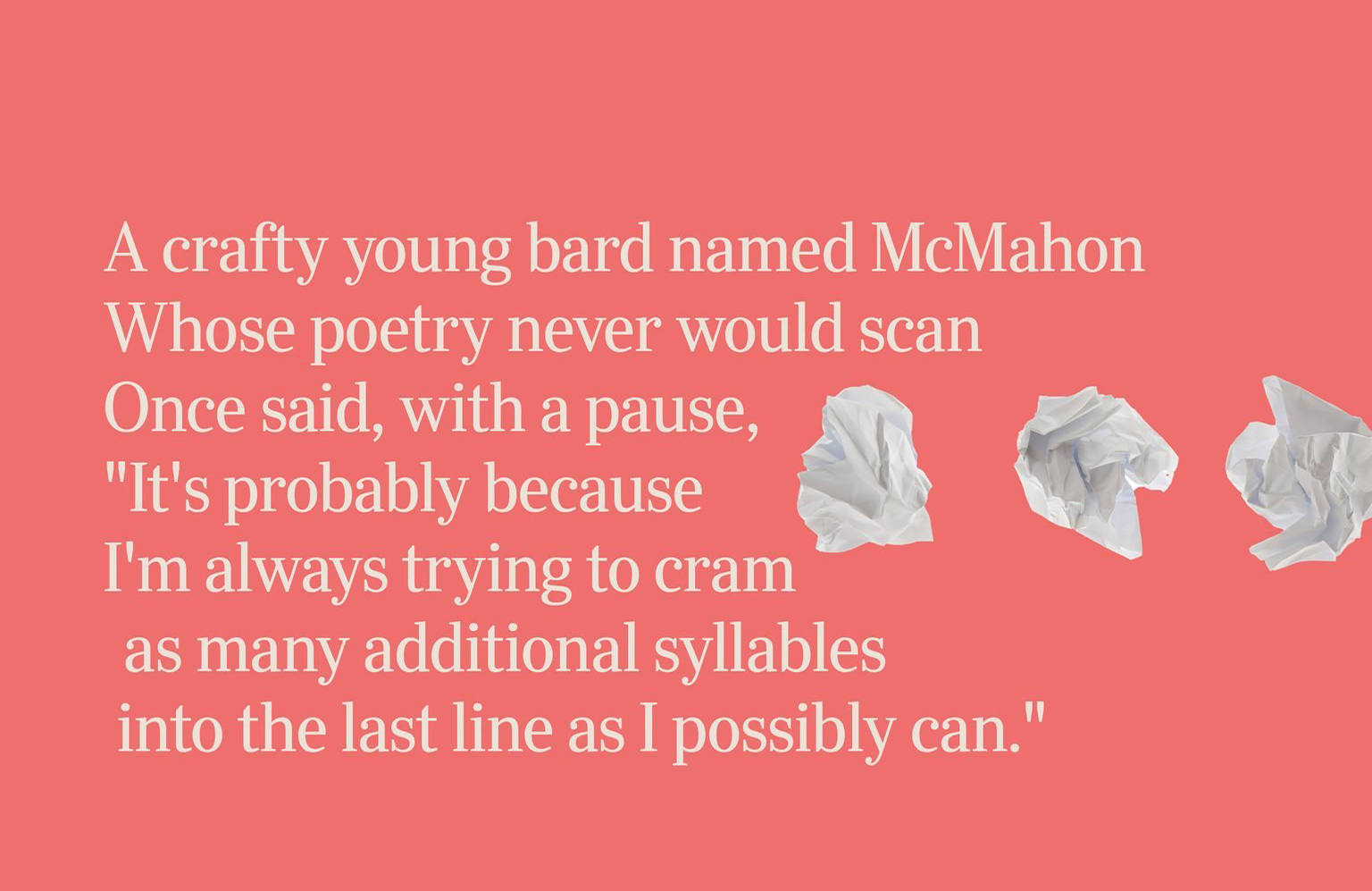 Rhymes are hard