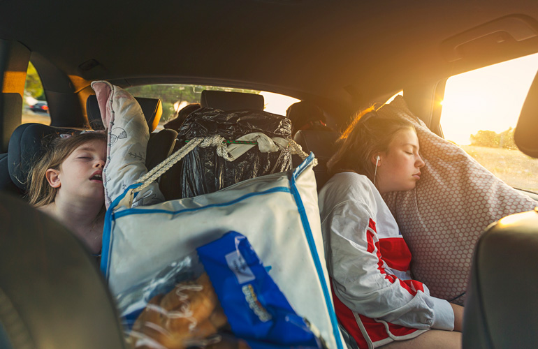 Prepare travel pillows