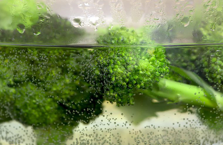 Freezing raw veggies