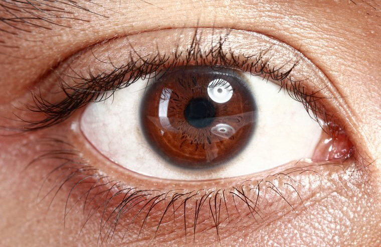 White eyes suggest health