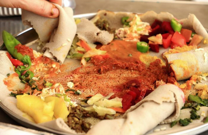 Eating in Ethiopia
