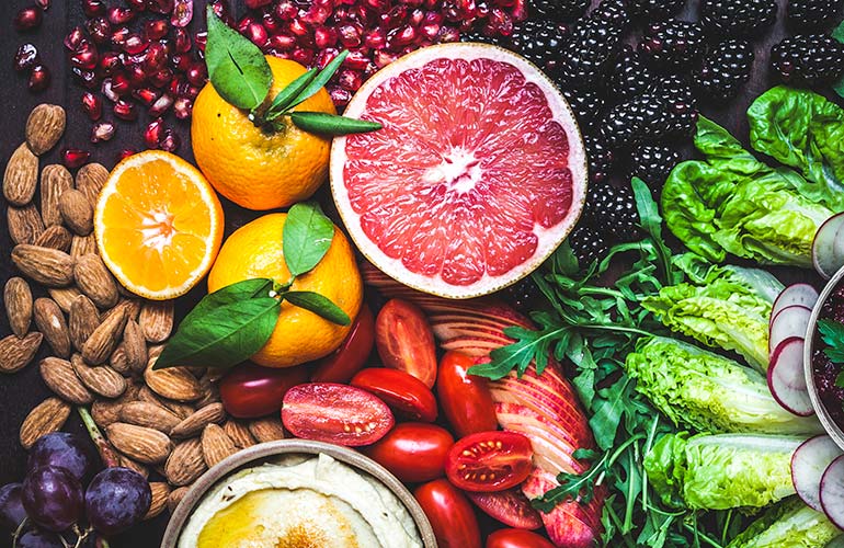 Eat at least five servings of fruit and vegetables every day