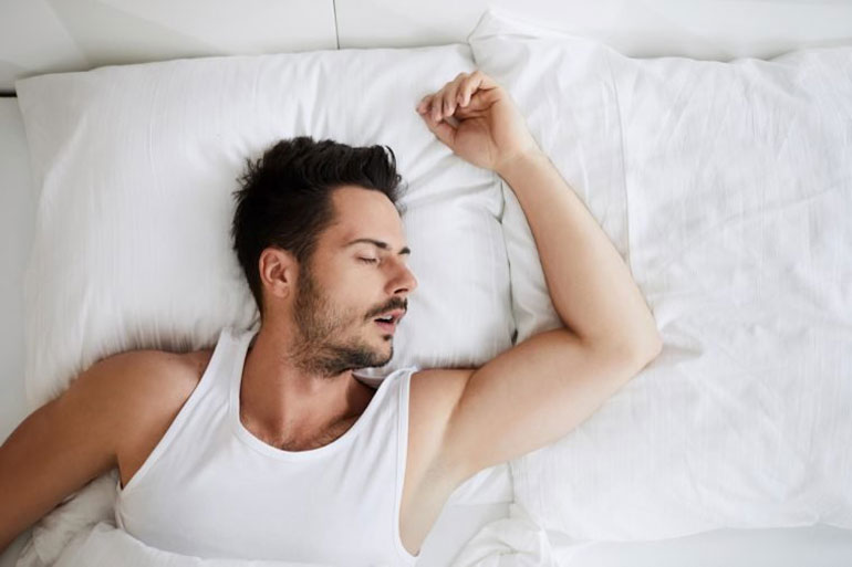 Sleeping with your mouth open