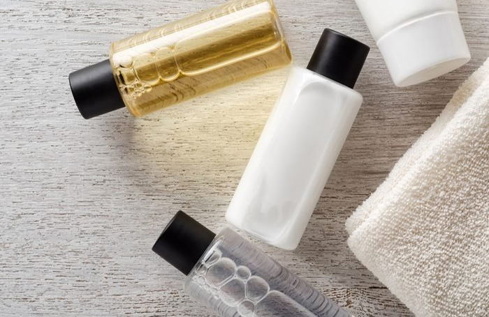 What you can take: soap or shower gel