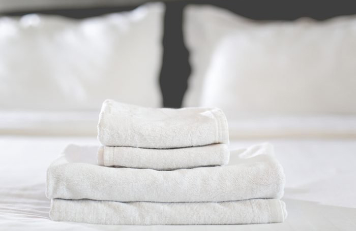 What you can’t take: Sheets and towels