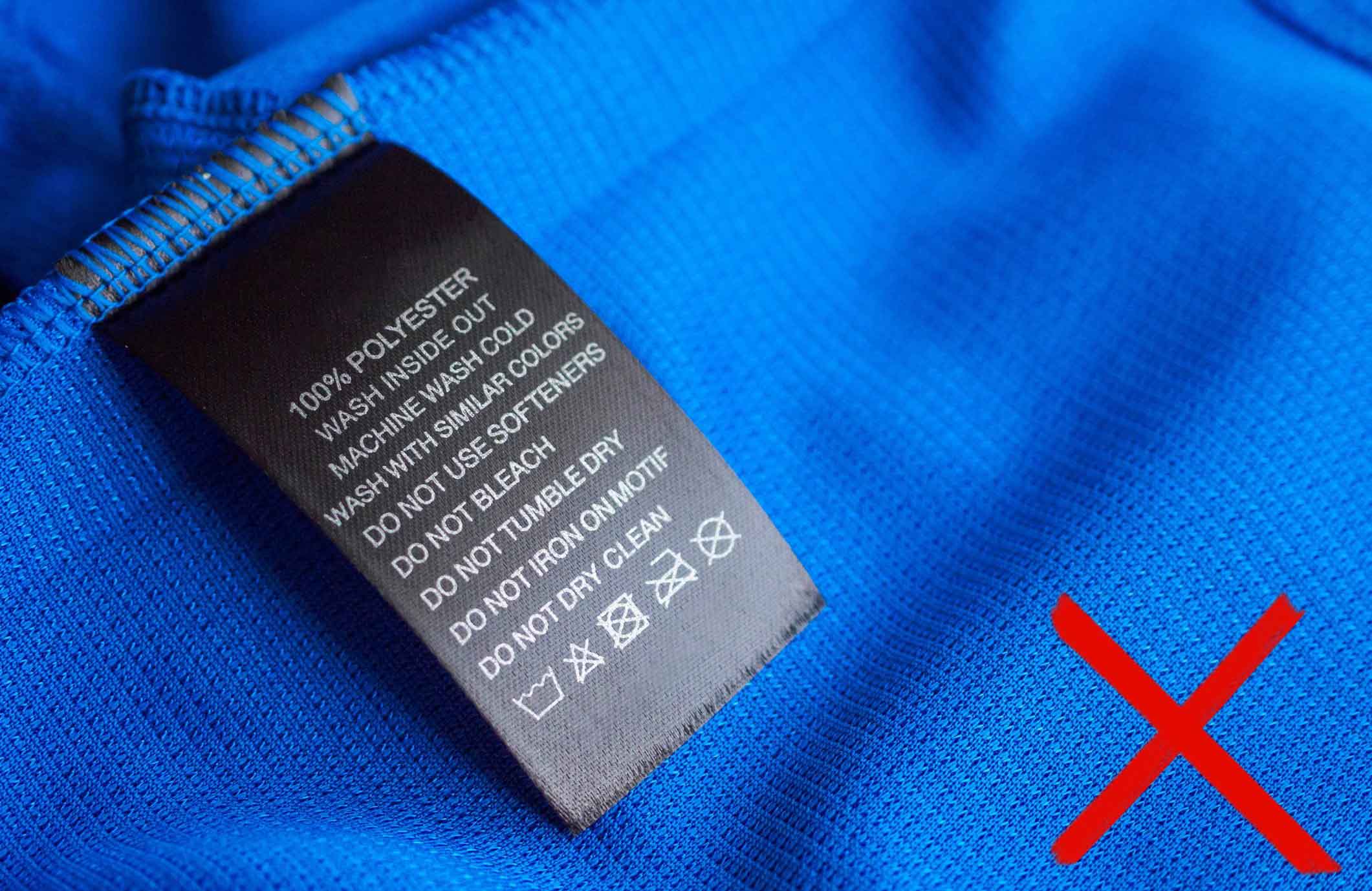 You can ignore the fabric care label