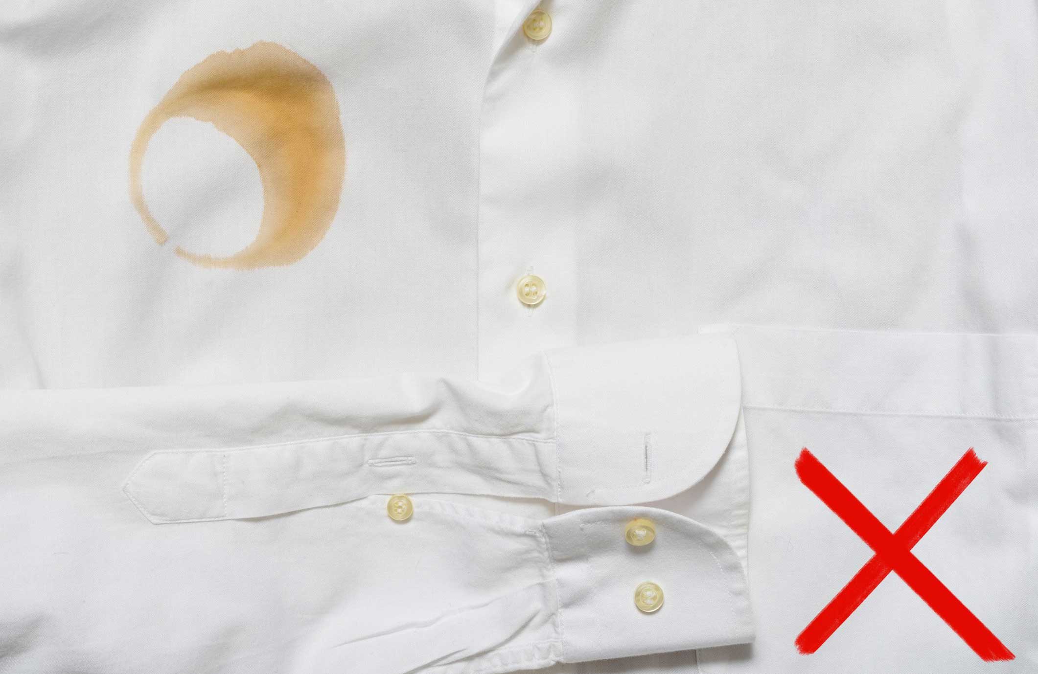 Visible stains are the only types of dirt you need to worry about on clothes