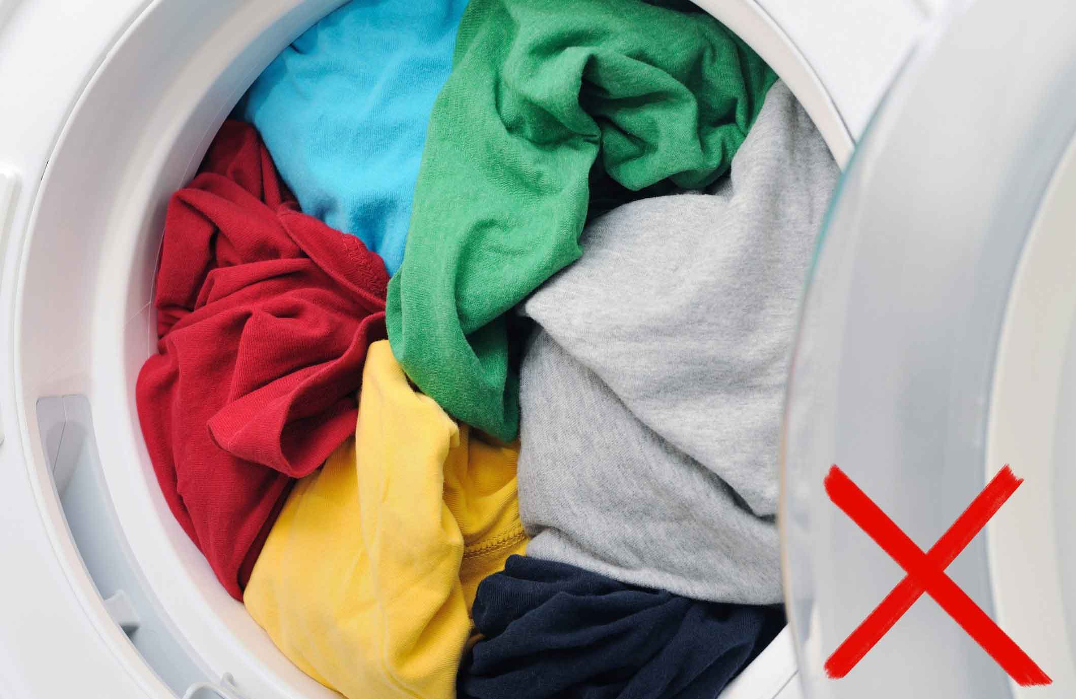 Overloading your washer with too many bulky items can damage your machine