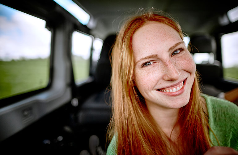Red hair: you’re fun-loving