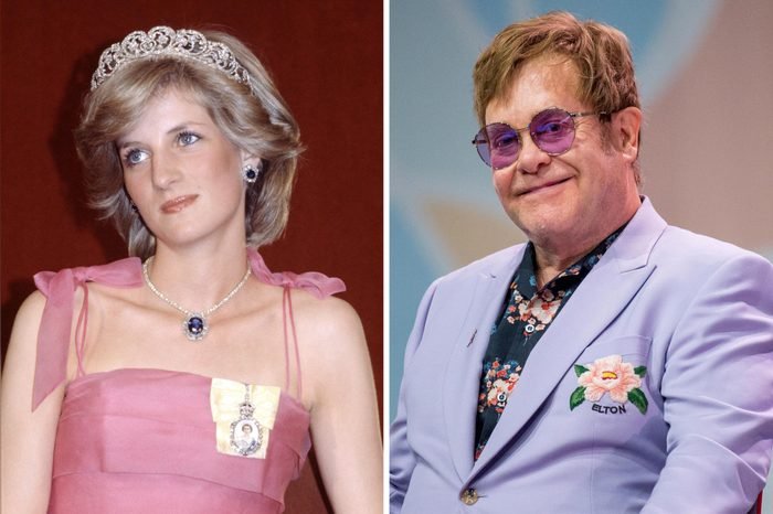 Princess Diana and Elton John