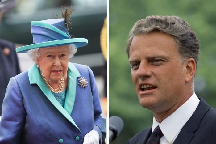 Queen Elizabeth and Billy Graham