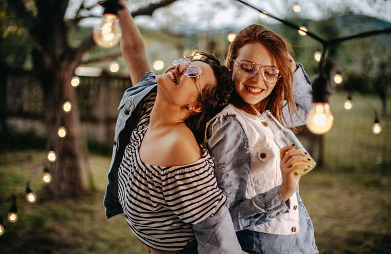 Have an outdoor dance party