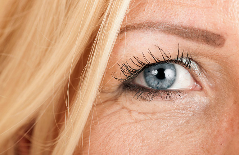 Move your eyes from side to side