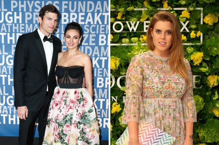 Ashton Kutcher, Mila Kunis and Princess Beatrice