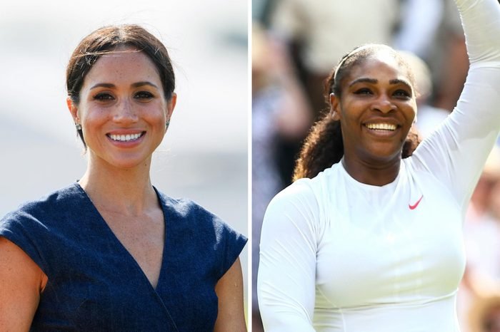 Meghan Markle and Serena Williams
