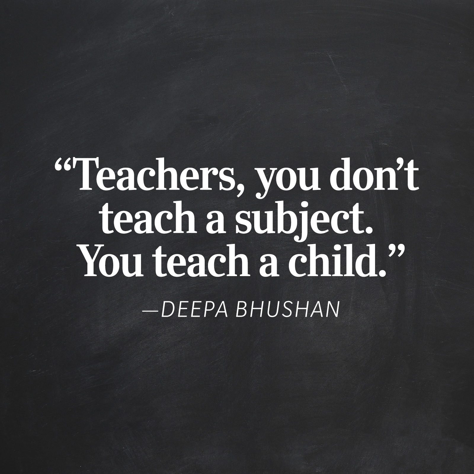 Teaching the child