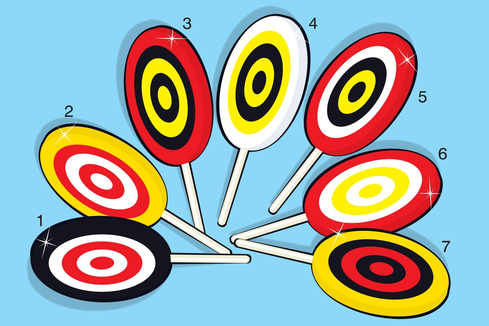 Which lollipop doesn’t belong?