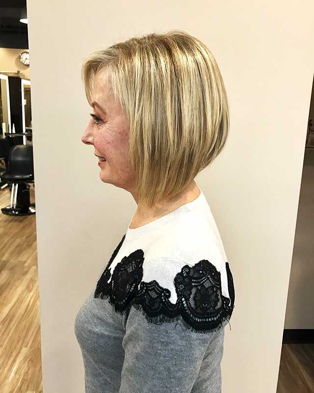 Try an asymmetrical bob