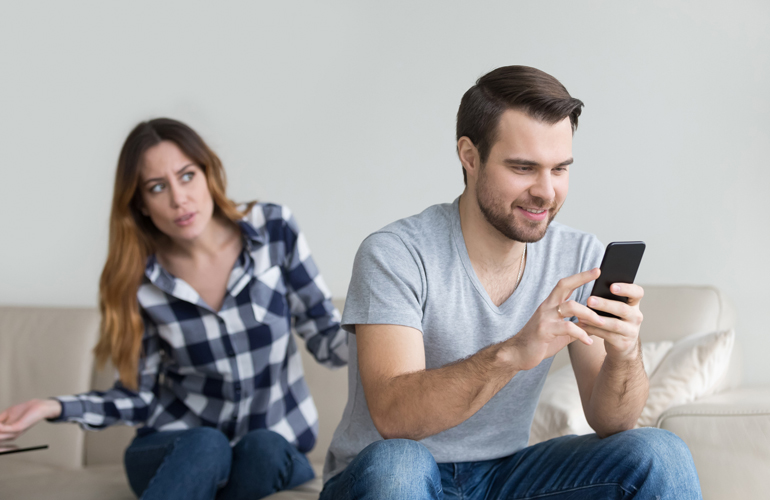 Being distracted