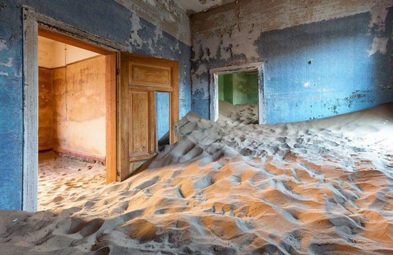 The ghost town of Namibia