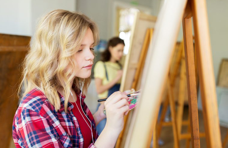 Teach a teen to paint
