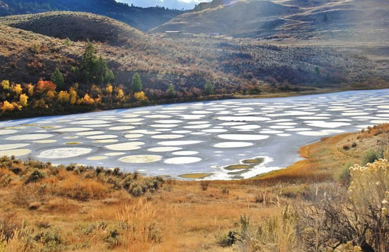The ‘spotted’ lake in Canada