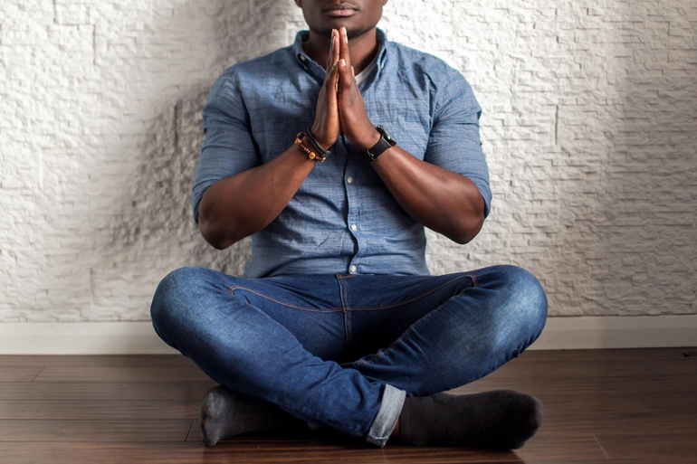 Pray or meditate for peace