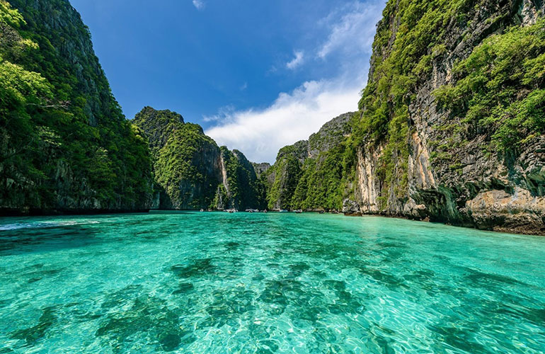 Clear water beaches galore