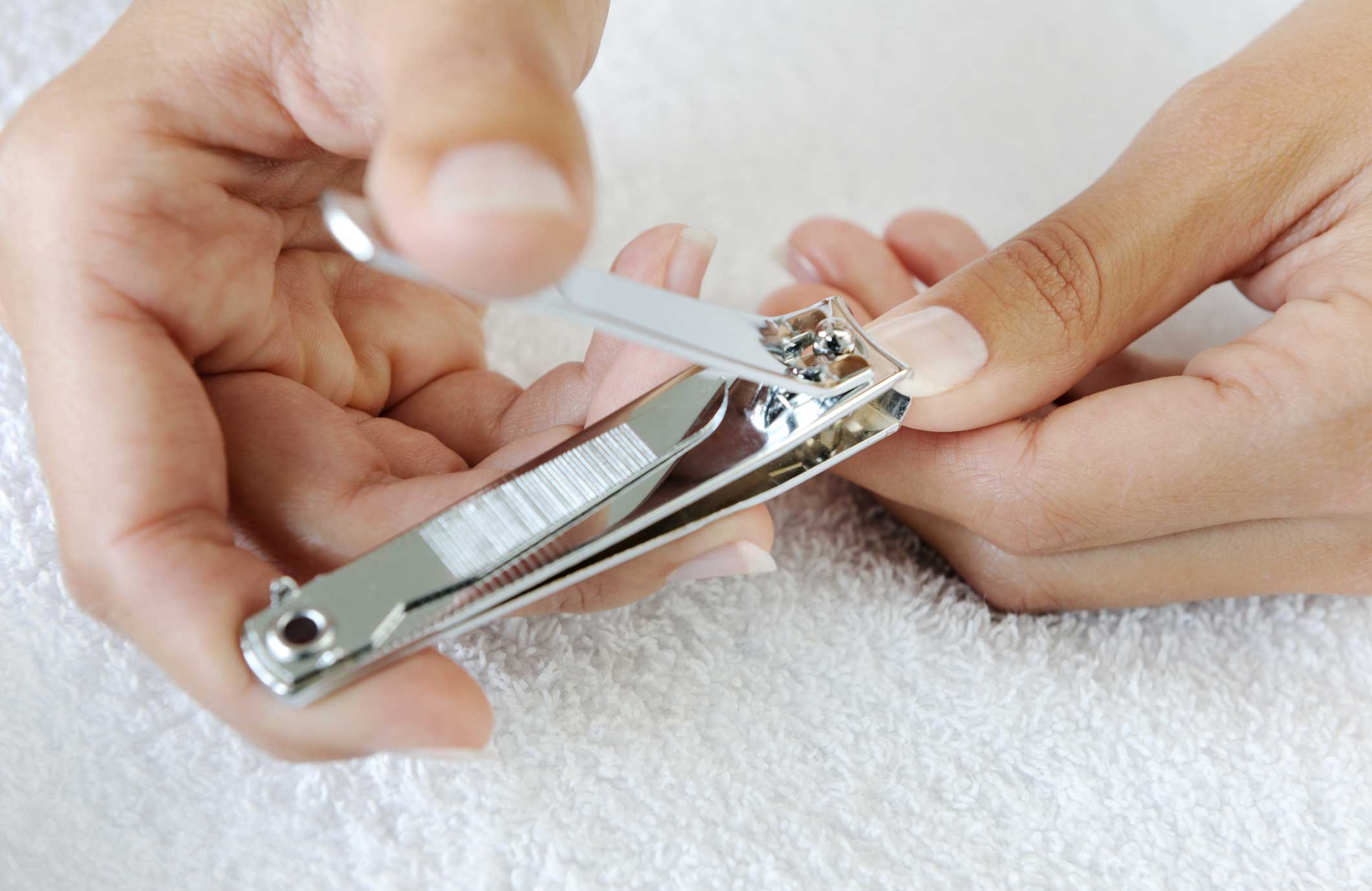 Step 1: Cut and file nails properly