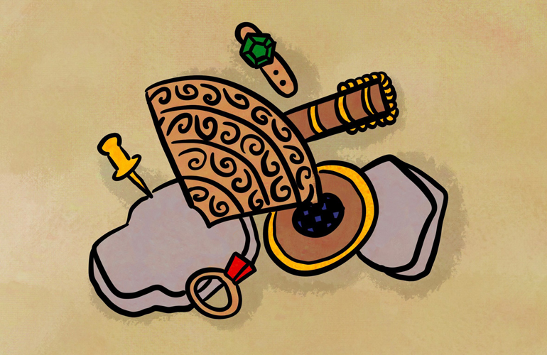 Digging for gold, silver and jewels