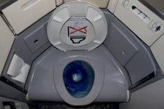 What actually happens when you flush an airplane toilet?