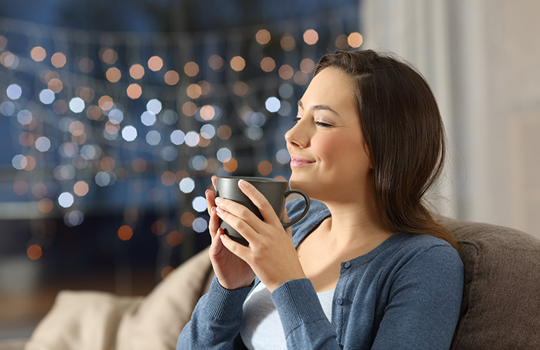 Drink peppermint tea