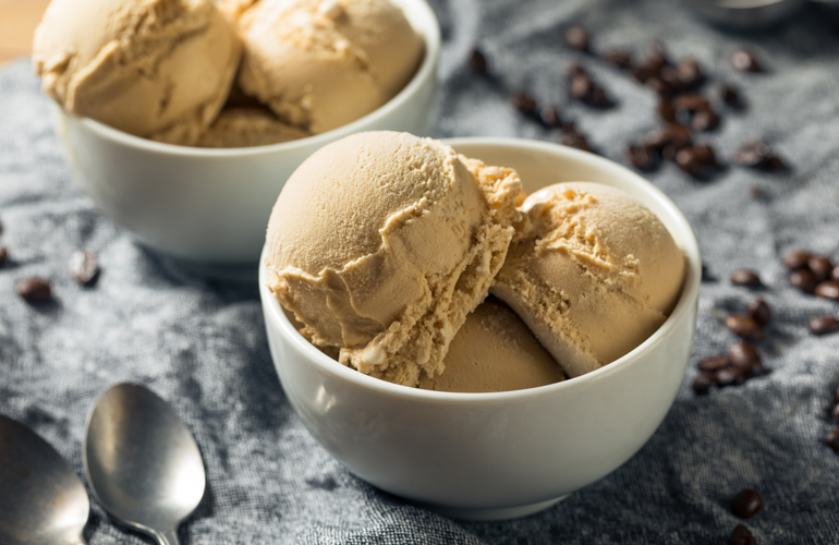 Coffee ice cream