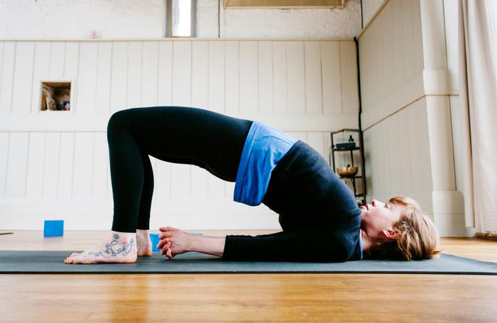 7.0Bridge pose (Setu Bandhasana)