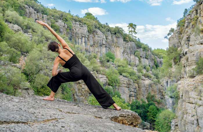 5. Side angle pose (Parsvakonasana)