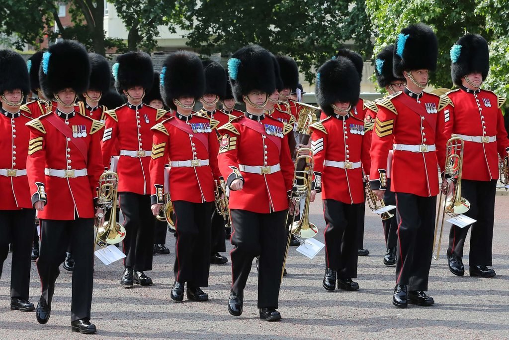 The still and stoic Queen’s Guardsmen