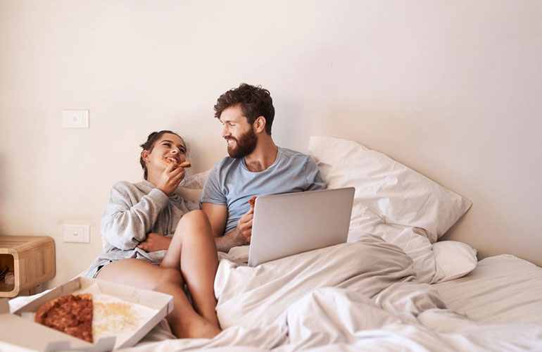 Stop snacking in bed