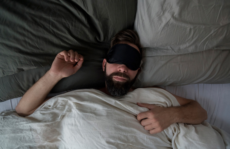 Go for the earplugs or sleeping mask