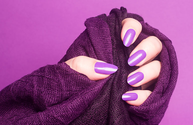 Nail trend: rich jewel tones