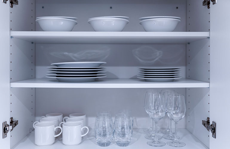 Organising your kitchen cabinets