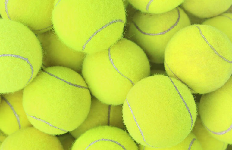 Get creative with tennis balls